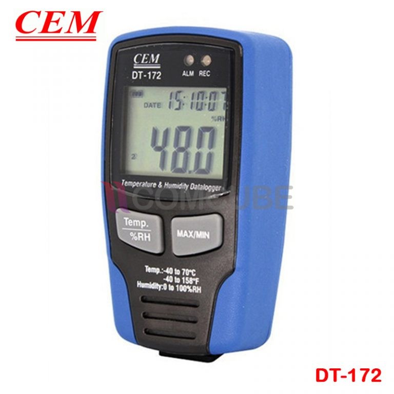 CEM DT 172 เครองบนทกอณหภมและความชนสมพทธ Data Recorder