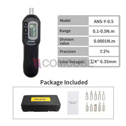 ไขควงวัดแรงบิด 0.5 (N.m) SHAHE ANS-Y-0.5