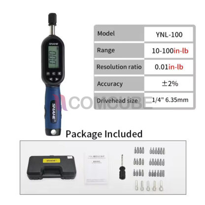 ไขควงวัดแรงบิด 100(in-lb) SHAHE YNL-100